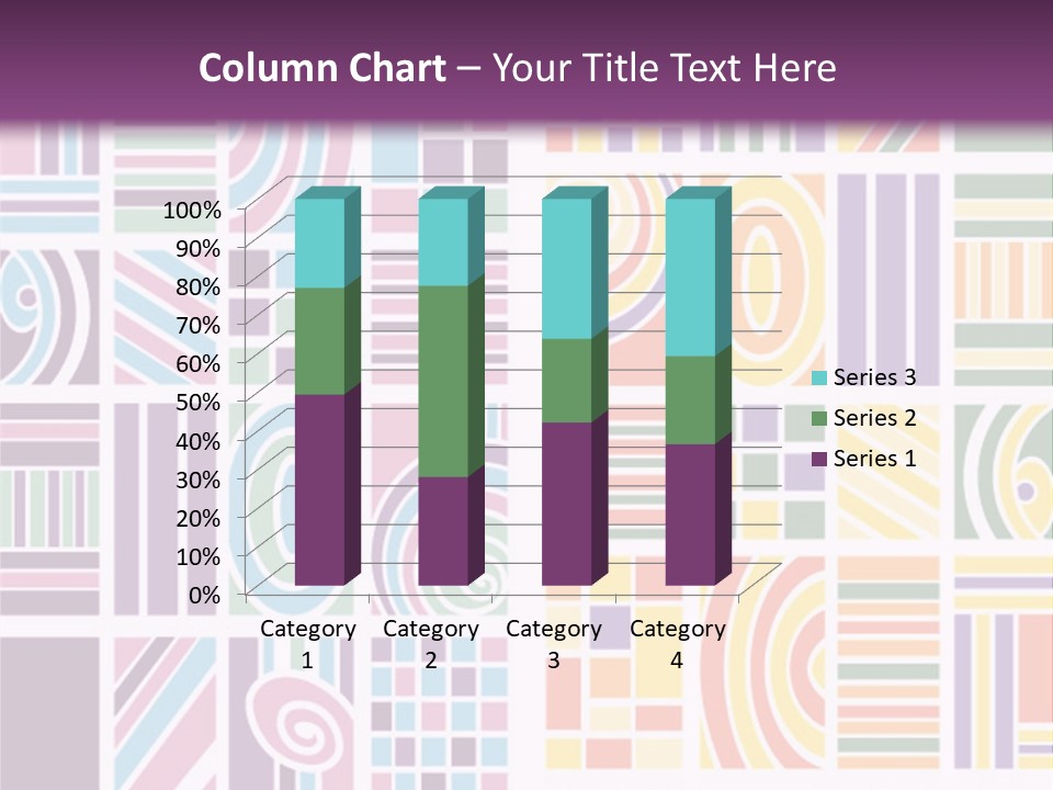 Texture Abstract Silhouette PowerPoint Template