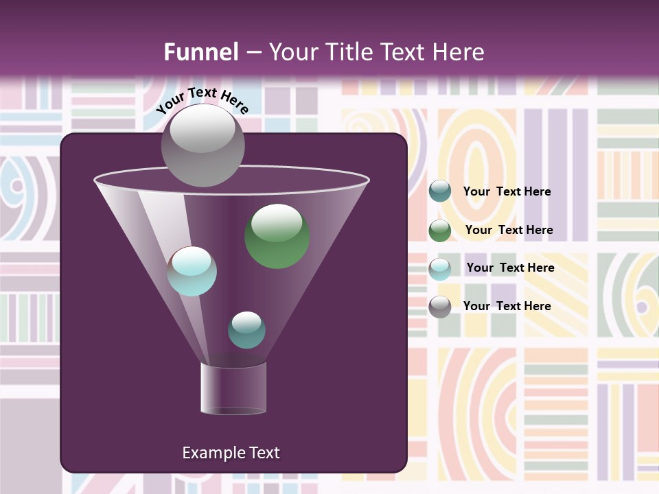 Texture Abstract Silhouette PowerPoint Template