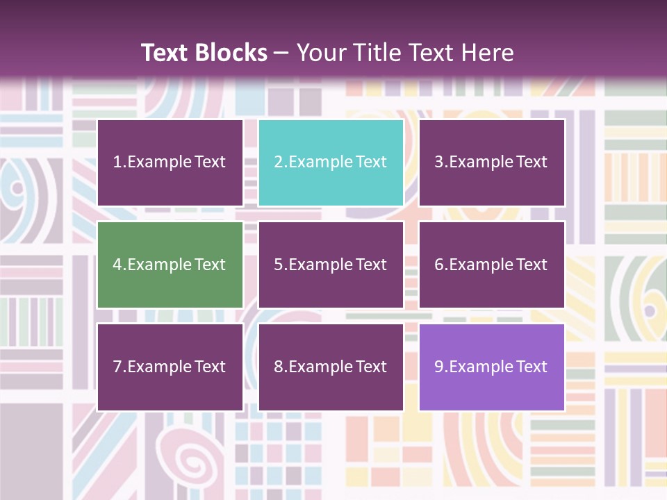 Texture Abstract Silhouette PowerPoint Template