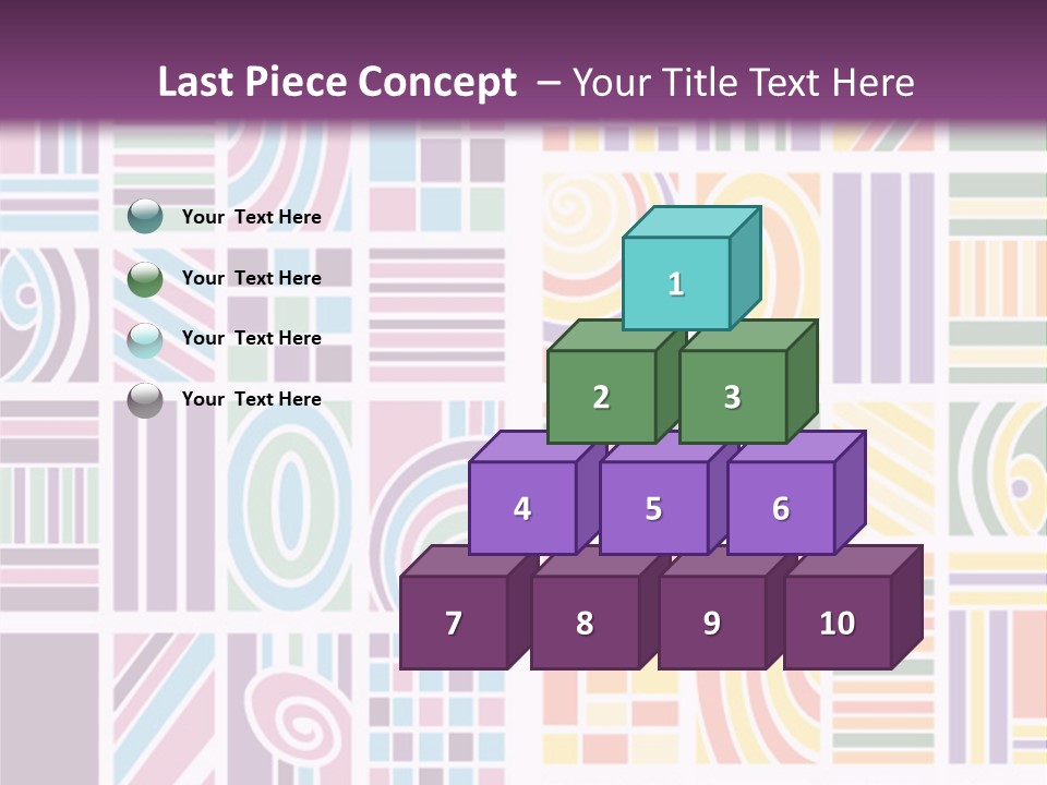 Texture Abstract Silhouette PowerPoint Template