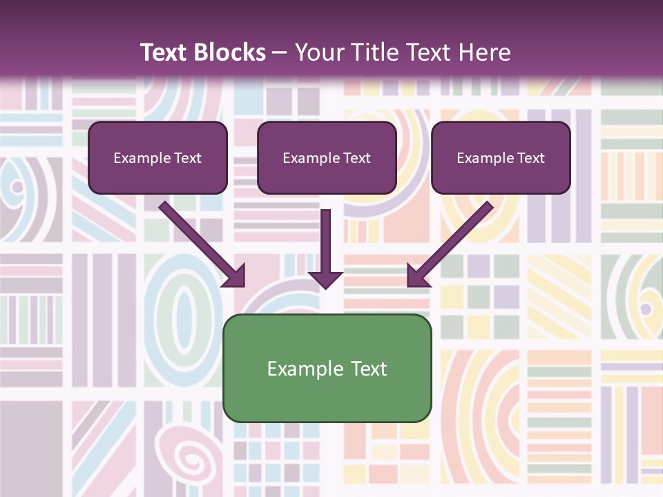 Texture Abstract Silhouette PowerPoint Template