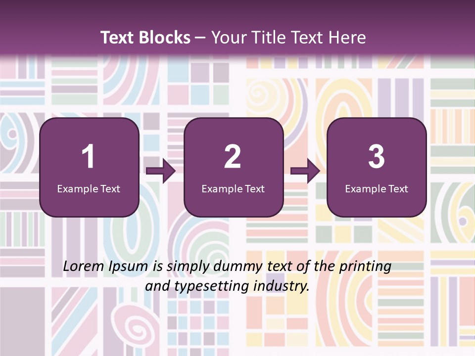 Texture Abstract Silhouette PowerPoint Template