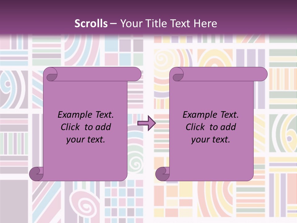 Texture Abstract Silhouette PowerPoint Template