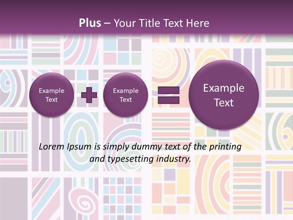 Texture Abstract Silhouette PowerPoint Template