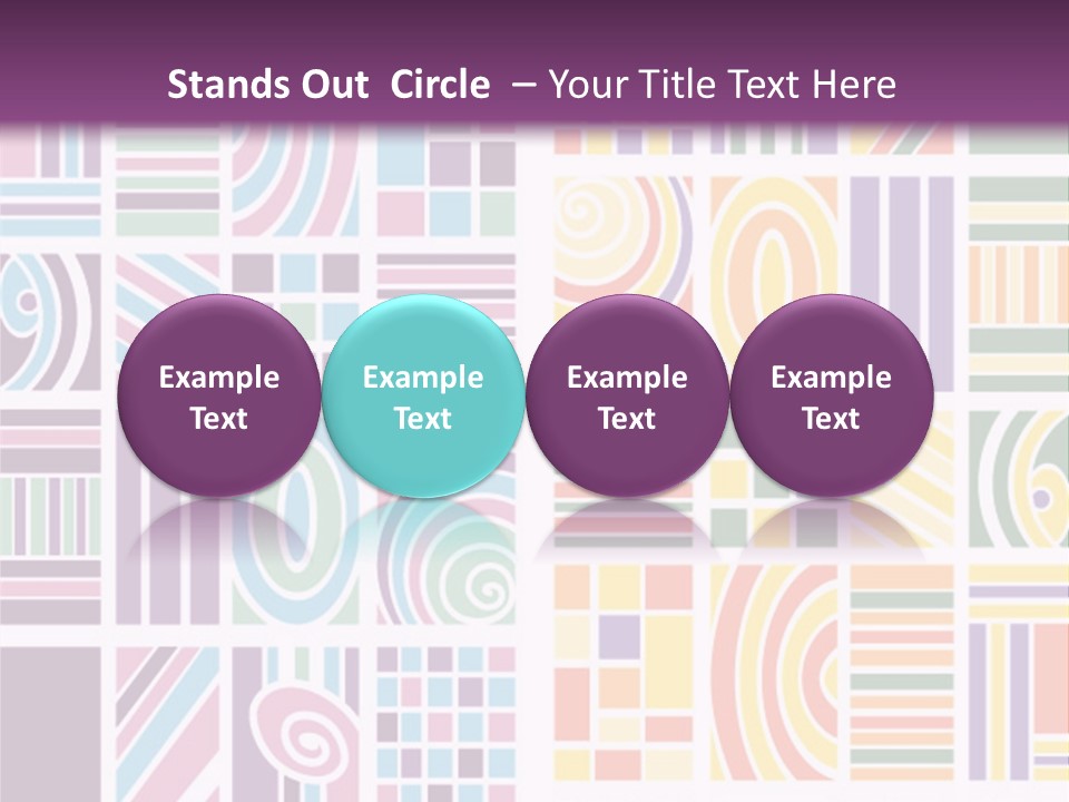 Texture Abstract Silhouette PowerPoint Template