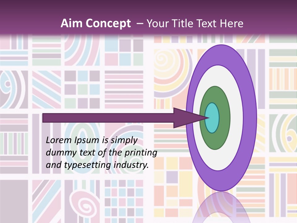 Texture Abstract Silhouette PowerPoint Template