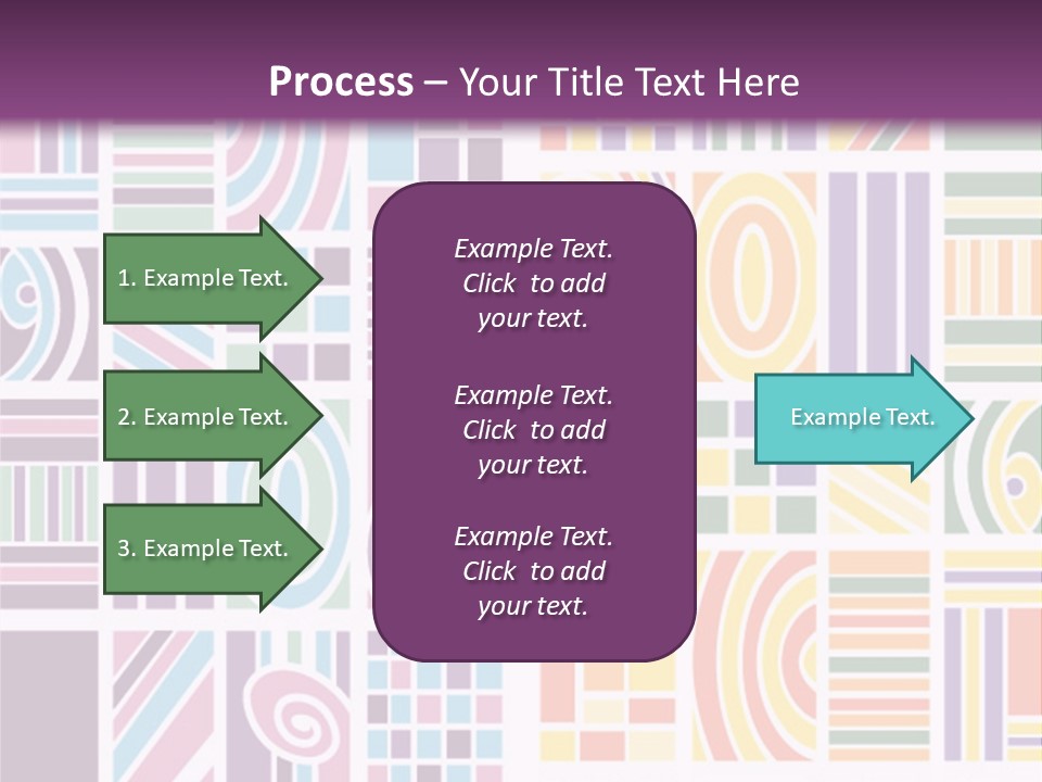Texture Abstract Silhouette PowerPoint Template