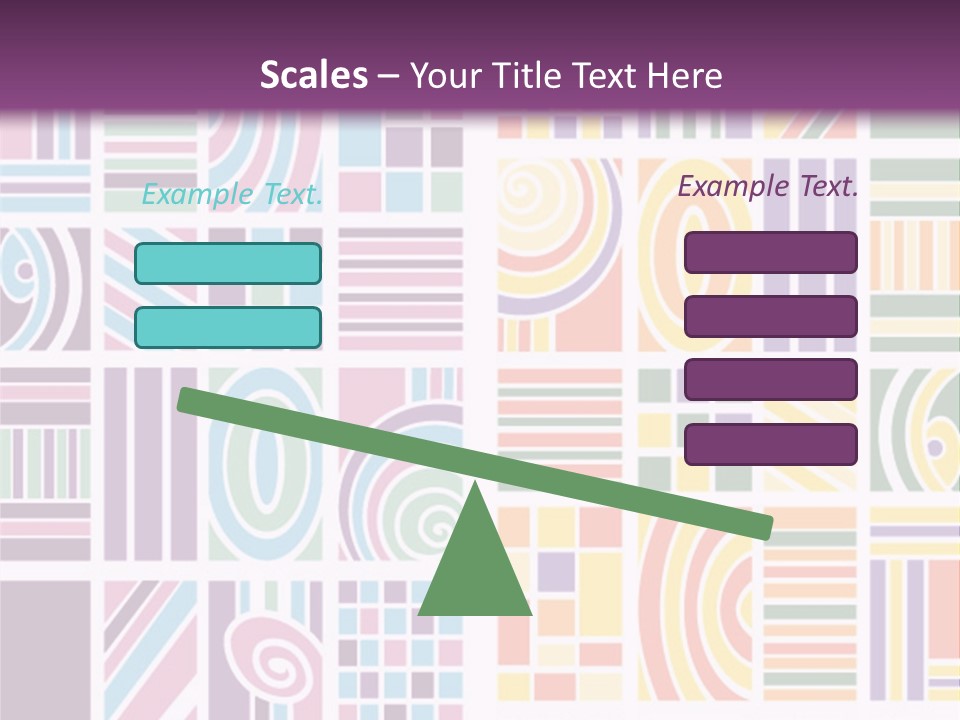 Texture Abstract Silhouette PowerPoint Template