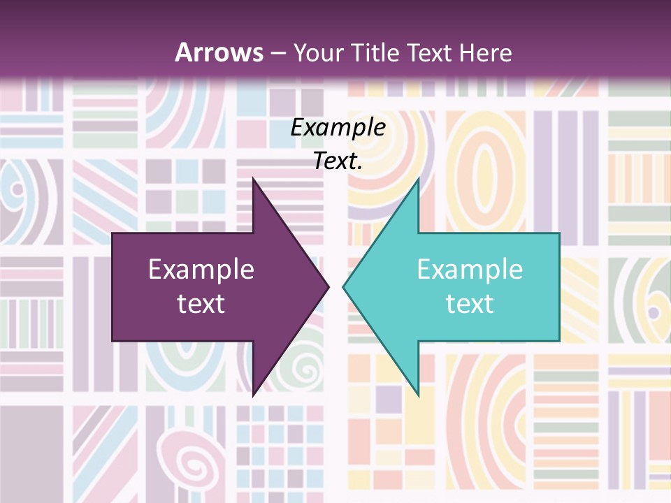 Texture Abstract Silhouette PowerPoint Template
