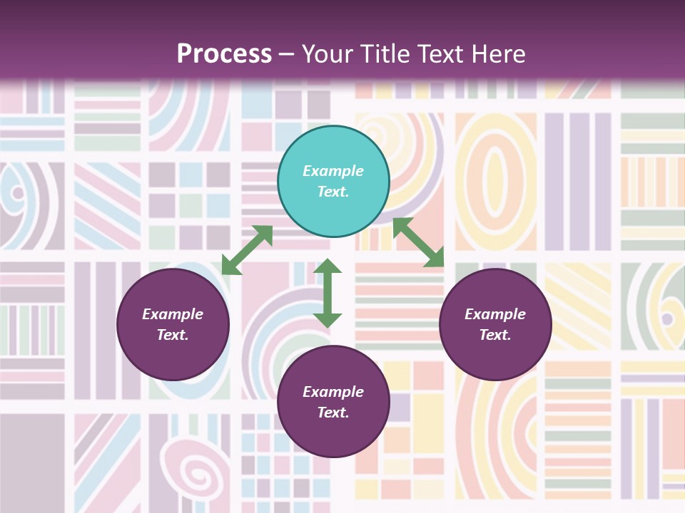 Texture Abstract Silhouette PowerPoint Template