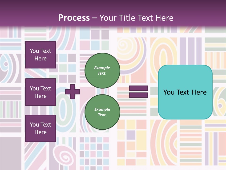 Texture Abstract Silhouette PowerPoint Template