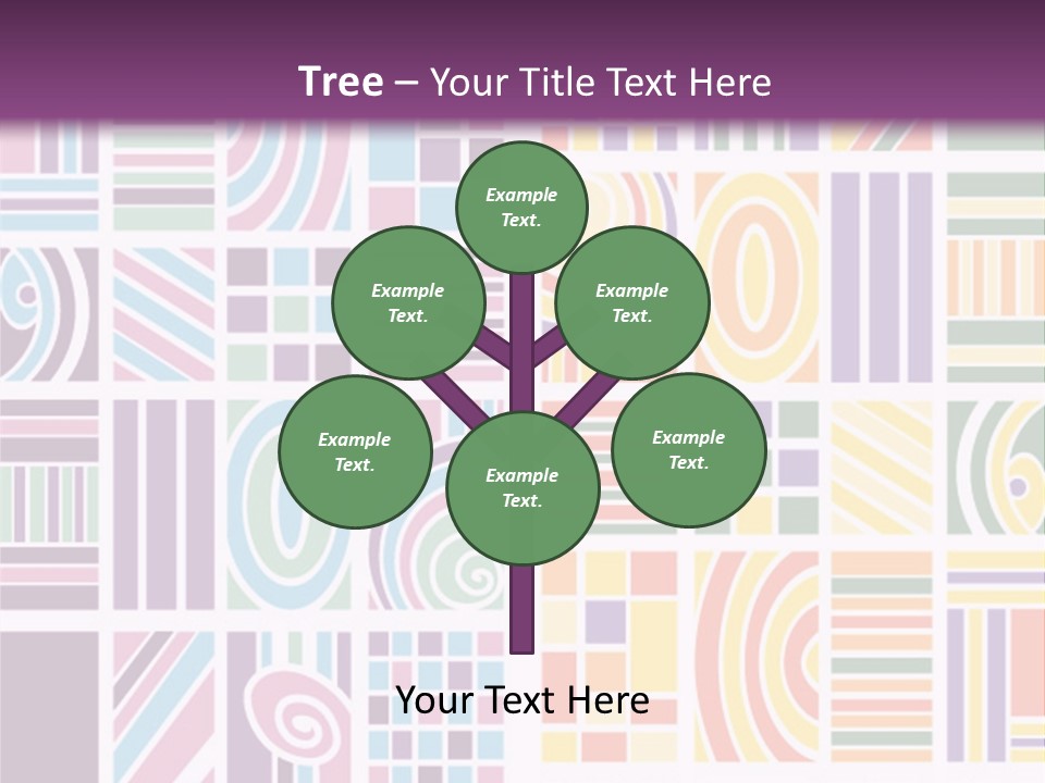 Texture Abstract Silhouette PowerPoint Template