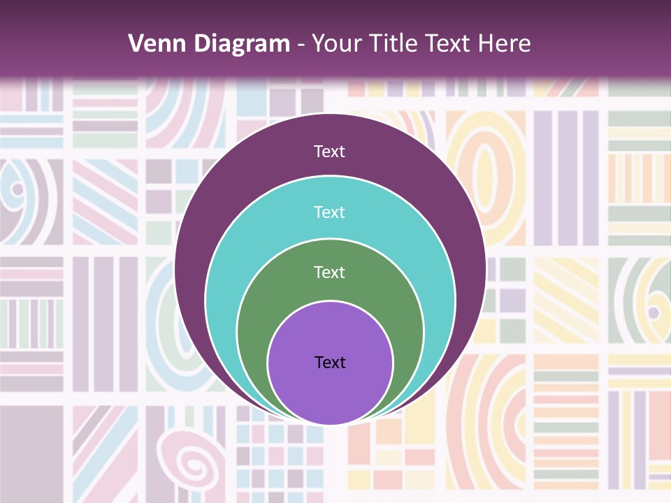 Texture Abstract Silhouette PowerPoint Template