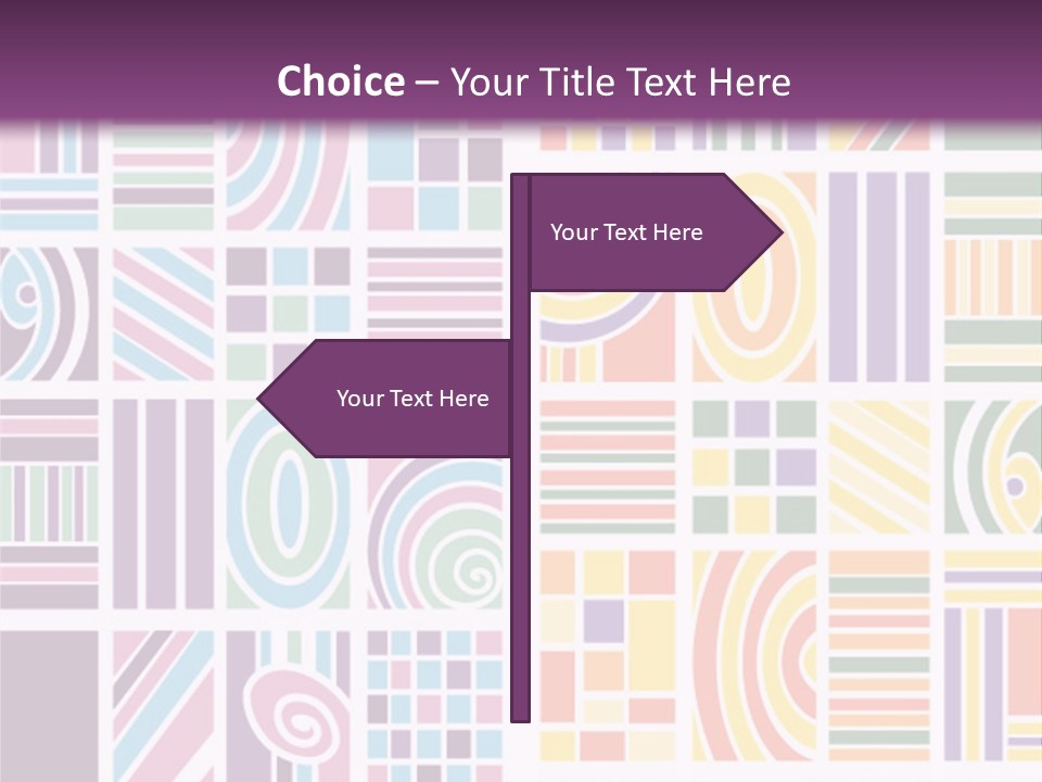 Texture Abstract Silhouette PowerPoint Template