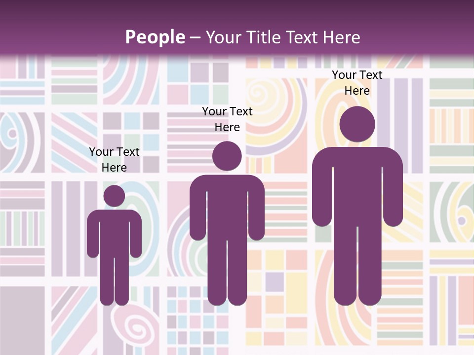 Texture Abstract Silhouette PowerPoint Template