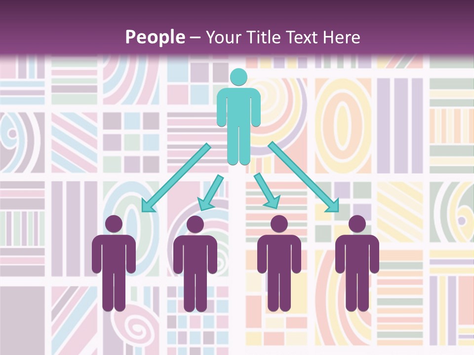 Texture Abstract Silhouette PowerPoint Template