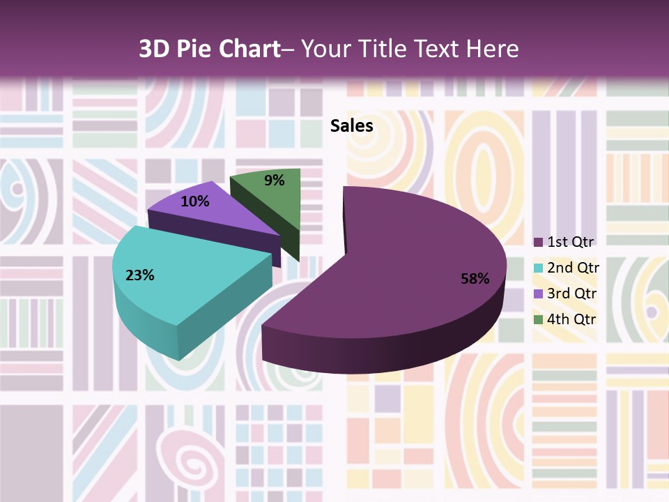 Texture Abstract Silhouette PowerPoint Template