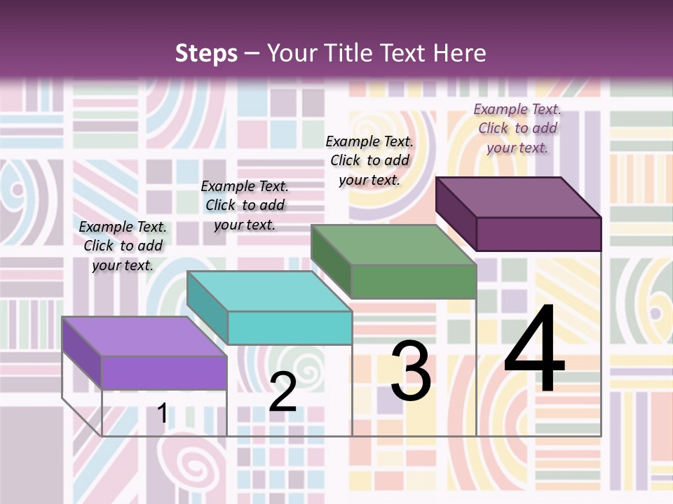 Texture Abstract Silhouette PowerPoint Template
