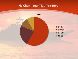 Nautical Sunrise Gray PowerPoint Template