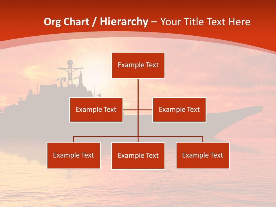 Nautical Sunrise Gray PowerPoint Template