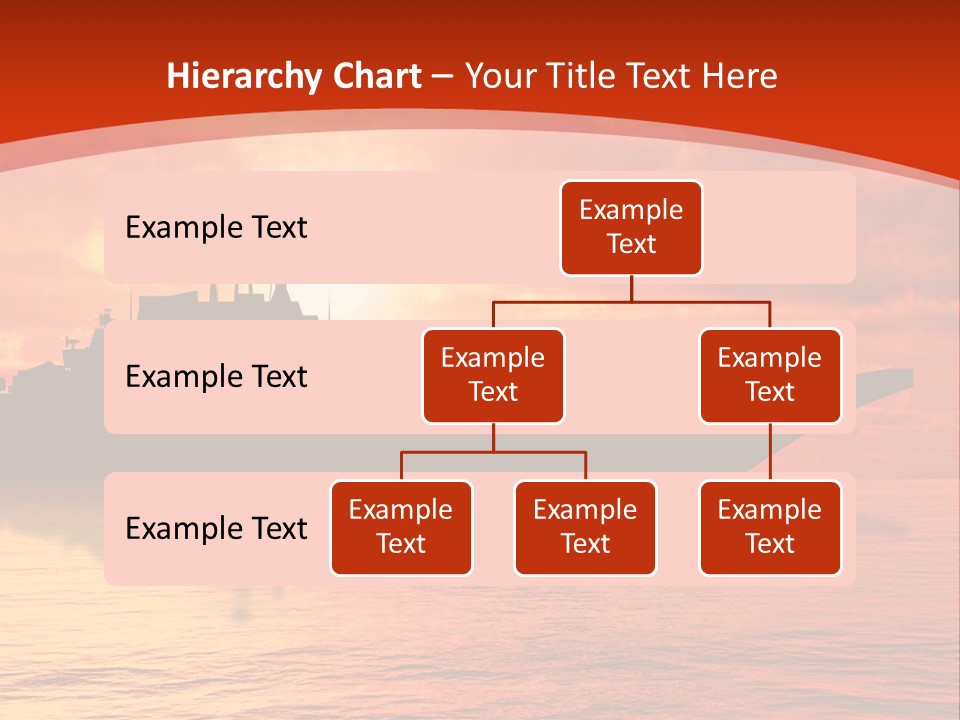 Nautical Sunrise Gray PowerPoint Template