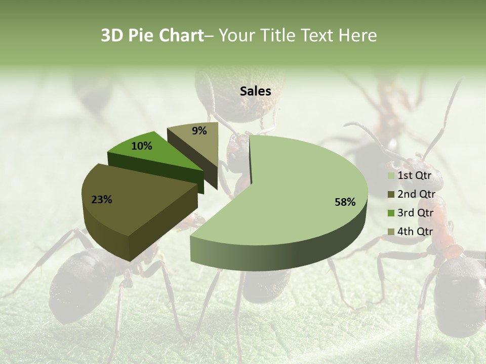 Insects Ant Goal PowerPoint Template