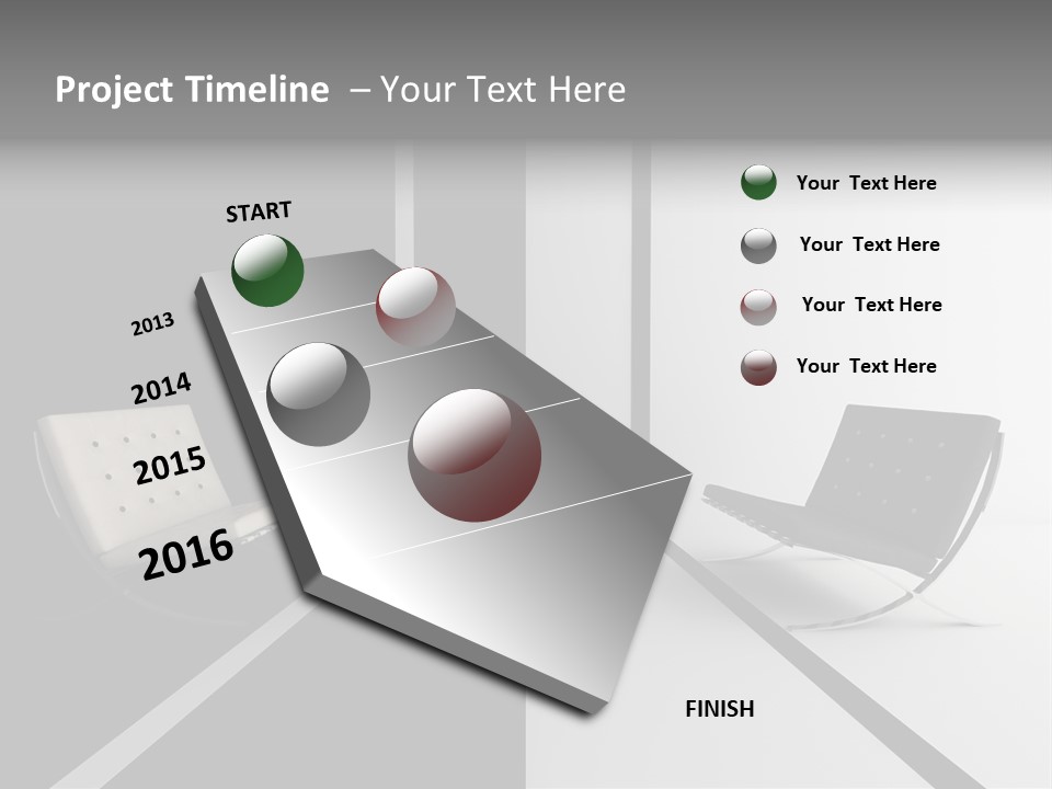 Plastic Vector Clip PowerPoint Template
