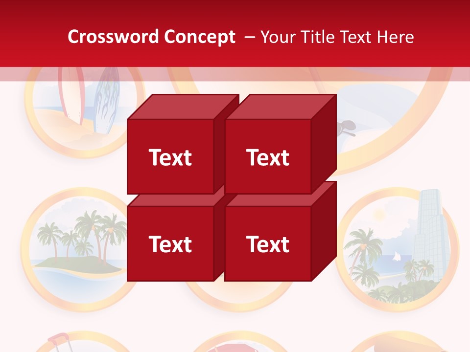 Pattern Private Upper PowerPoint Template