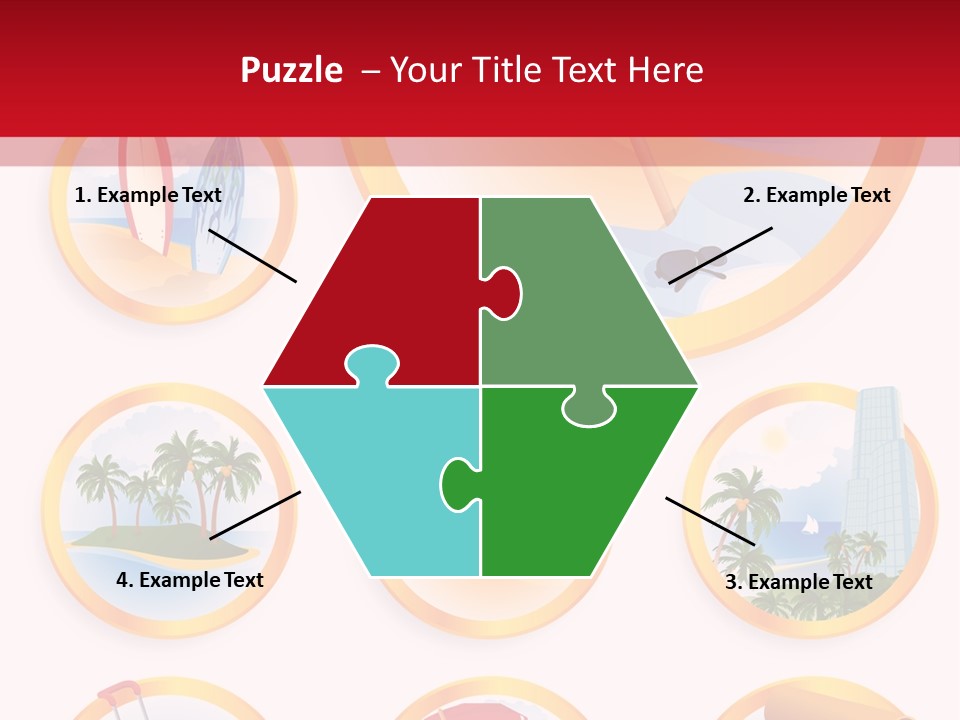 Pattern Private Upper PowerPoint Template