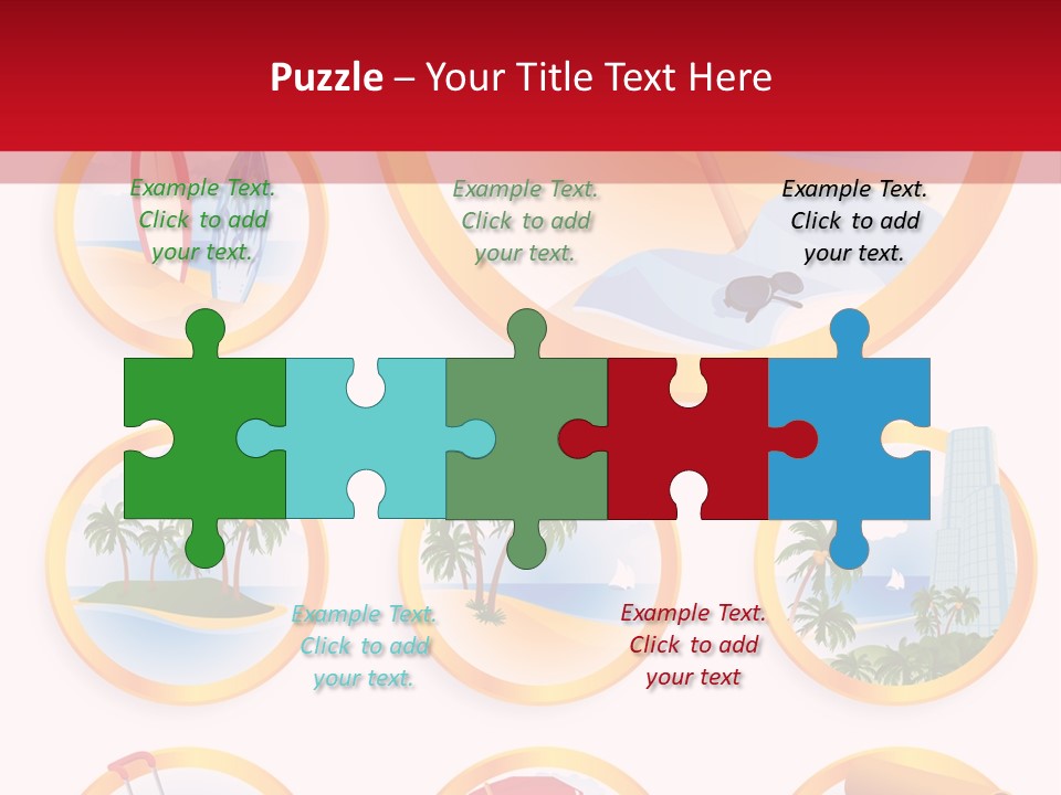 Pattern Private Upper PowerPoint Template
