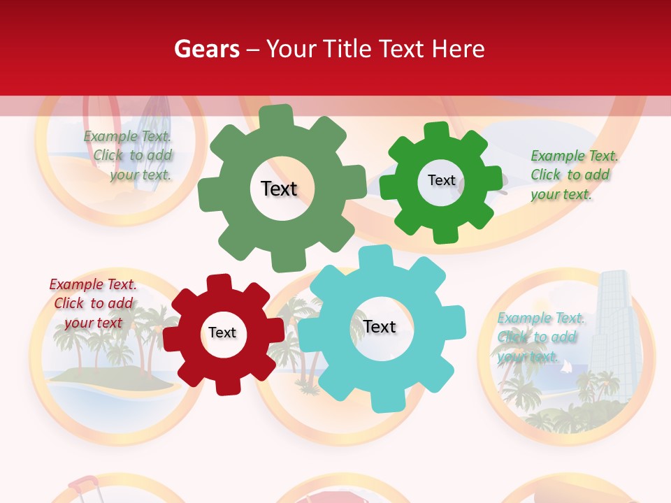 Pattern Private Upper PowerPoint Template