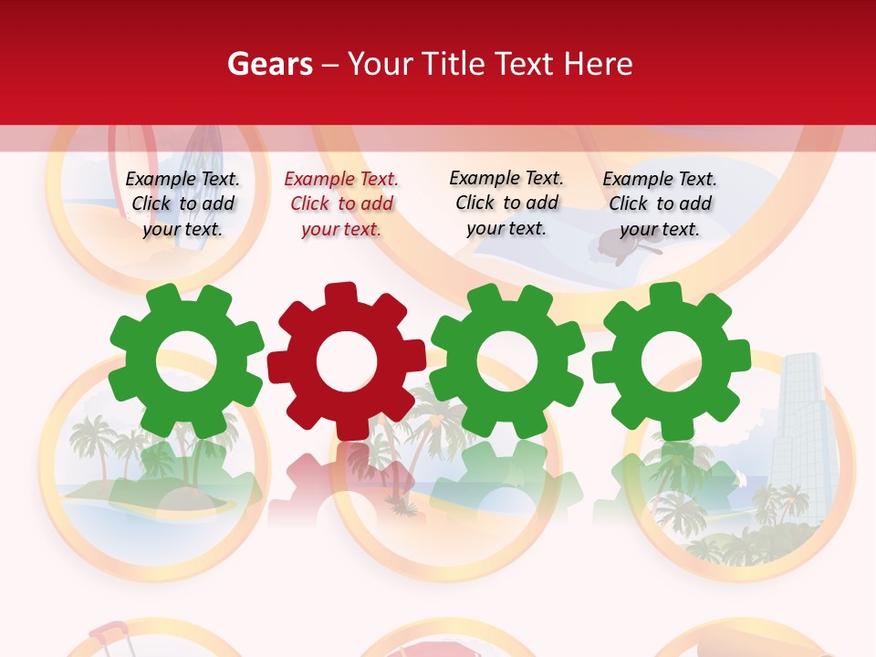 Pattern Private Upper PowerPoint Template