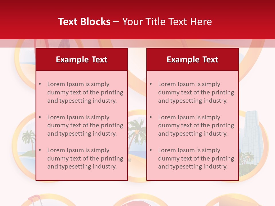 Pattern Private Upper PowerPoint Template