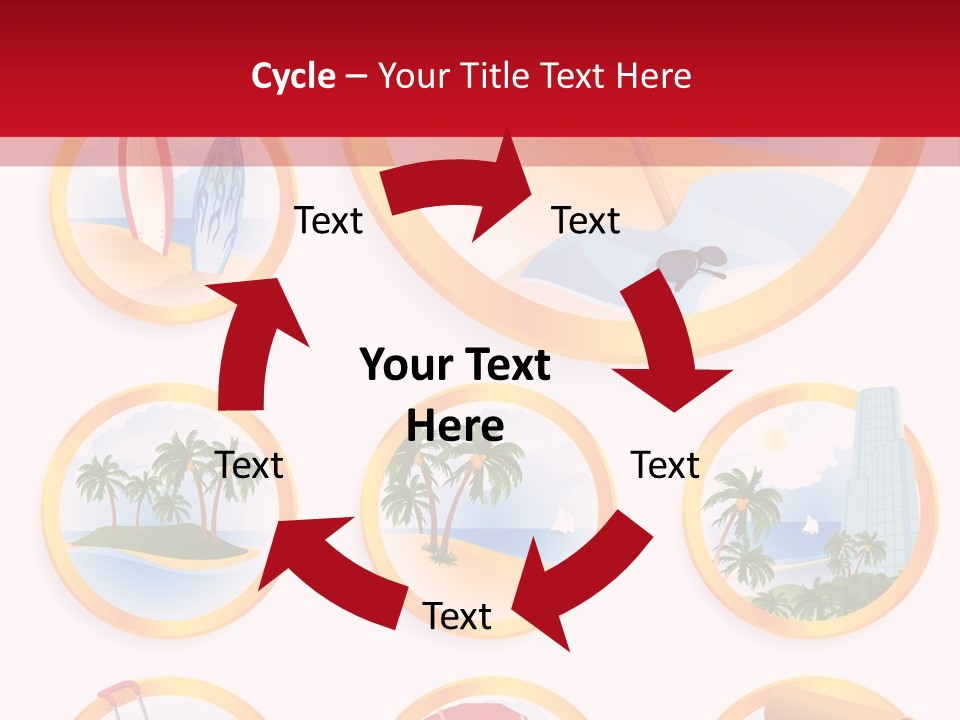 Pattern Private Upper PowerPoint Template