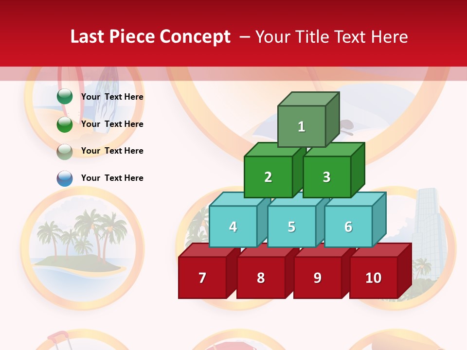 Pattern Private Upper PowerPoint Template