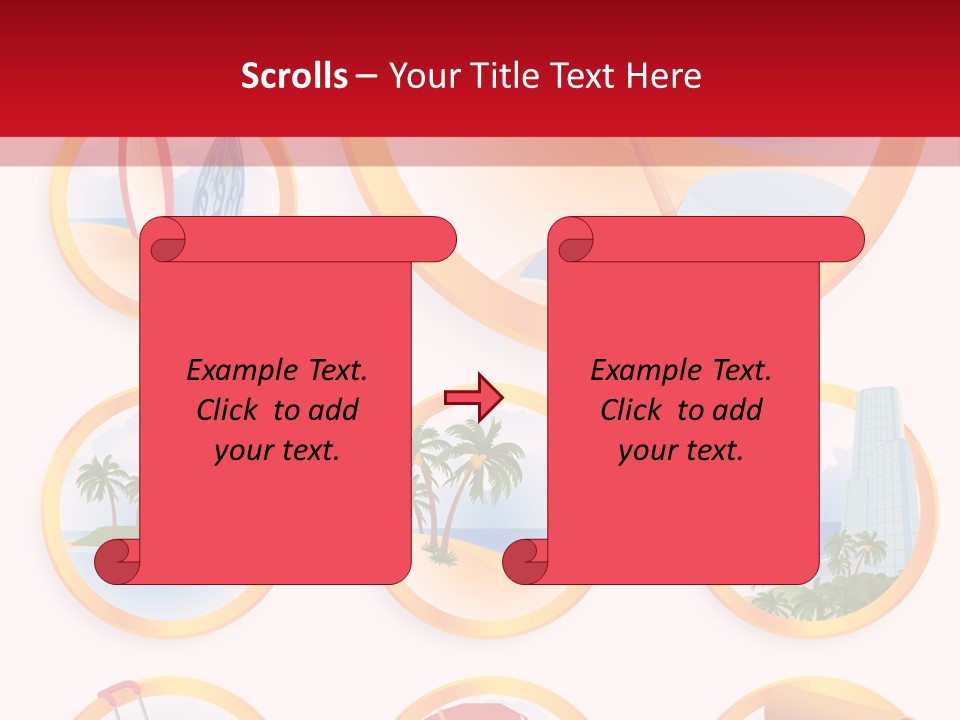 Pattern Private Upper PowerPoint Template