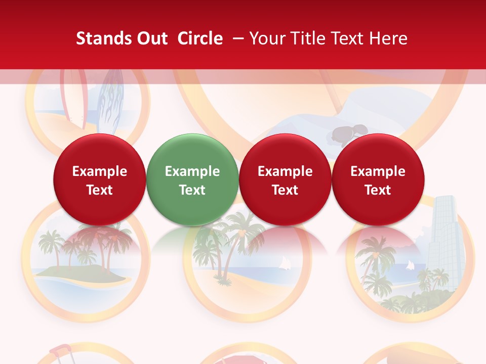 Pattern Private Upper PowerPoint Template