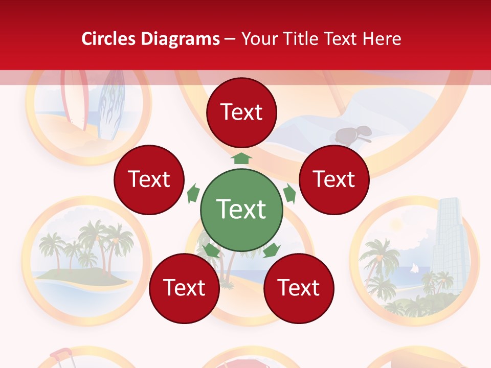 Pattern Private Upper PowerPoint Template