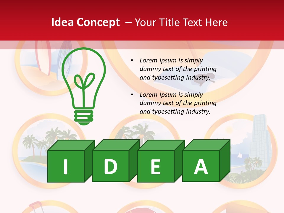 Pattern Private Upper PowerPoint Template