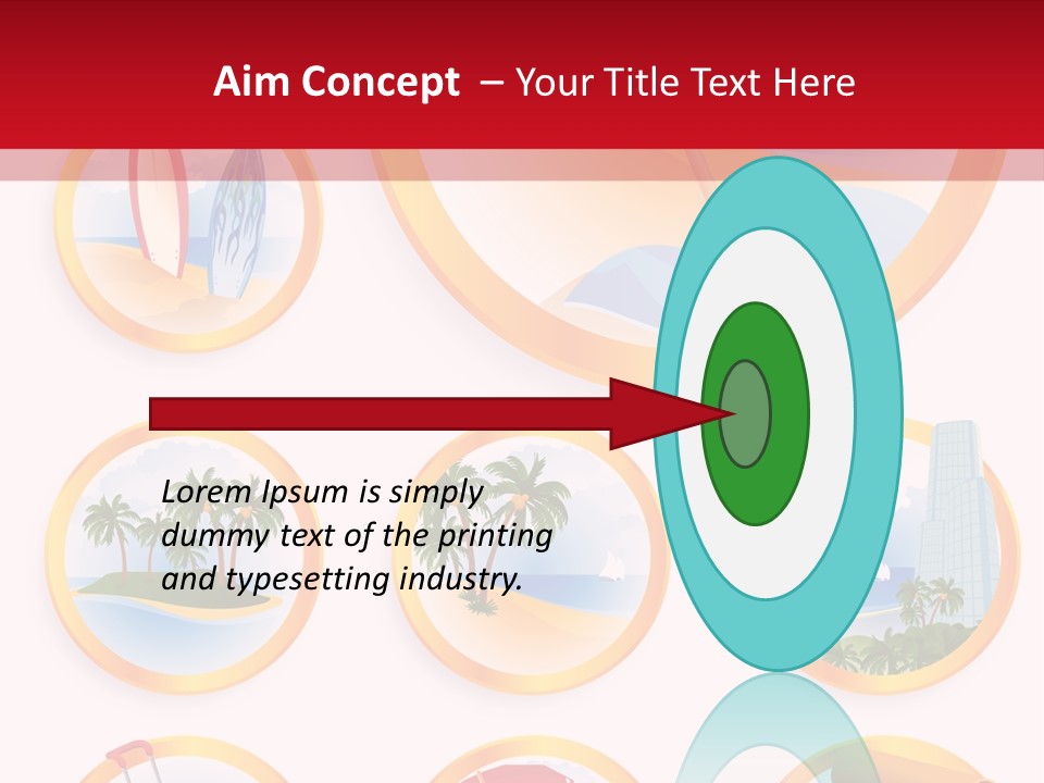 Pattern Private Upper PowerPoint Template