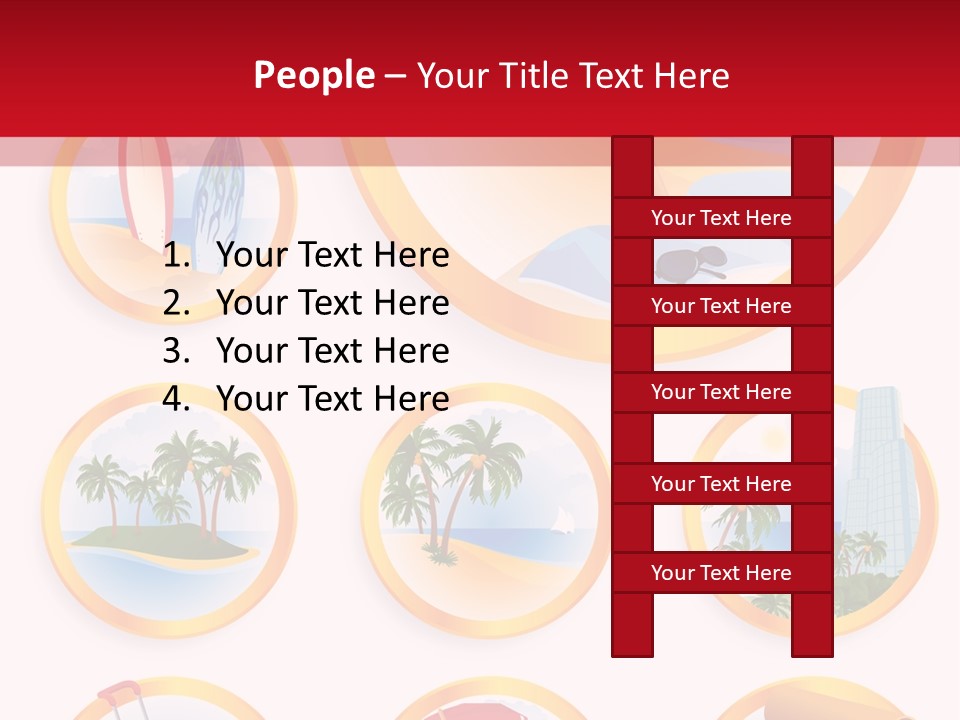Pattern Private Upper PowerPoint Template