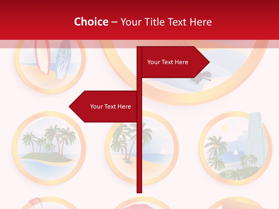Pattern Private Upper PowerPoint Template