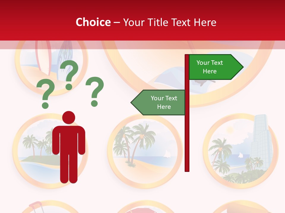Pattern Private Upper PowerPoint Template