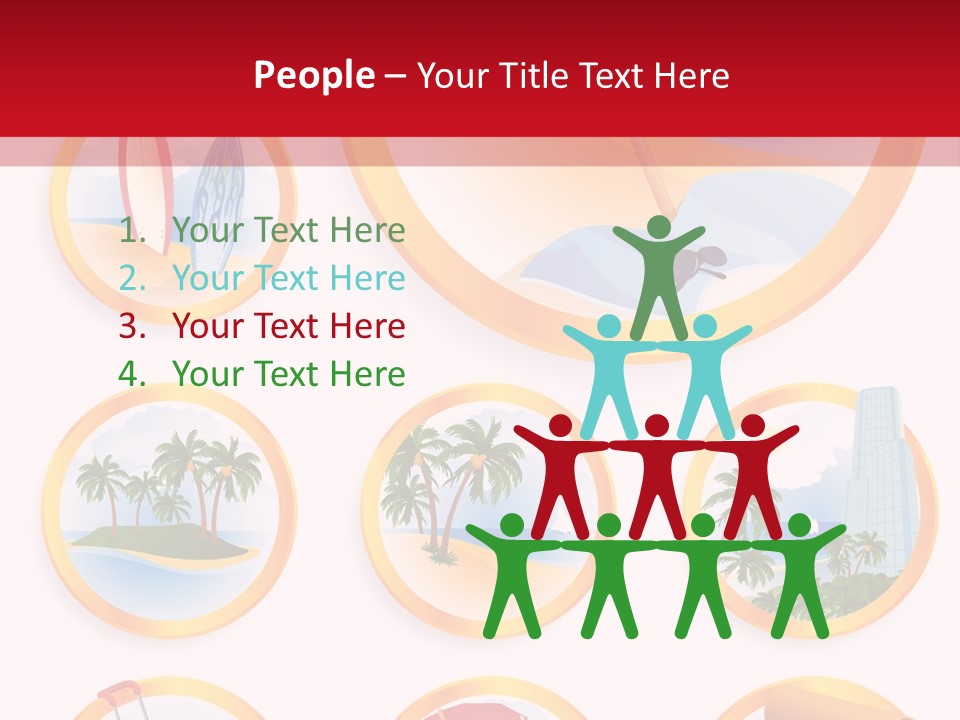 Pattern Private Upper PowerPoint Template