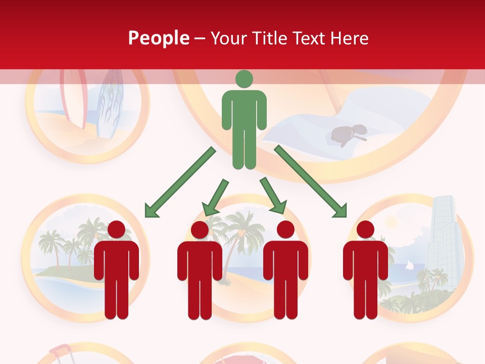 Pattern Private Upper PowerPoint Template