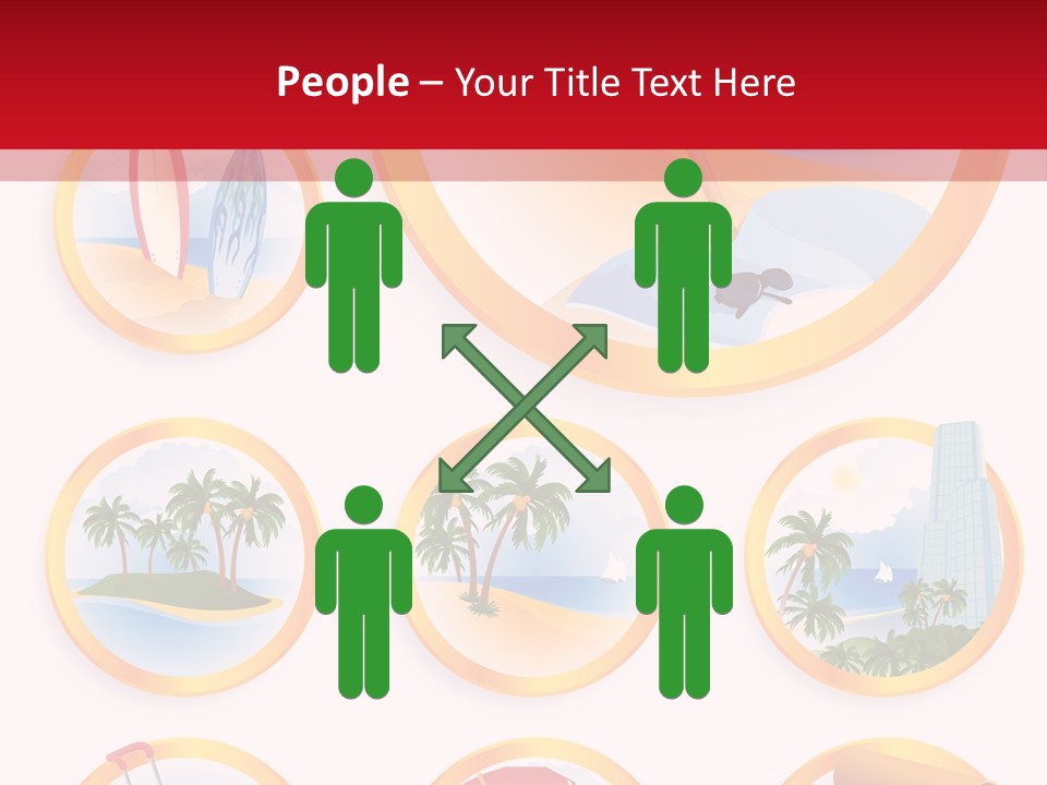 Pattern Private Upper PowerPoint Template