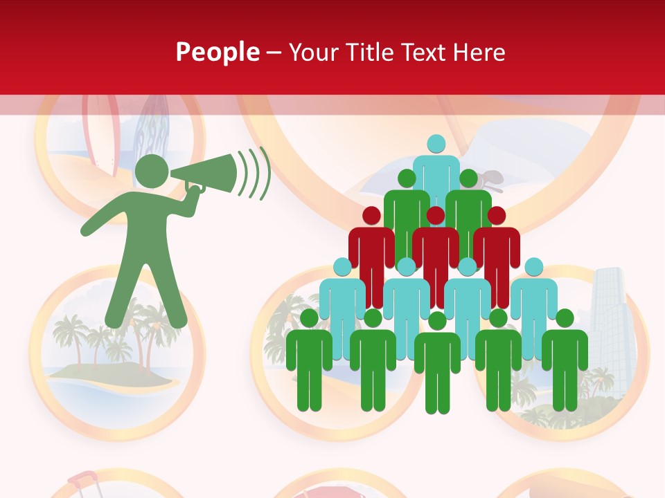 Pattern Private Upper PowerPoint Template