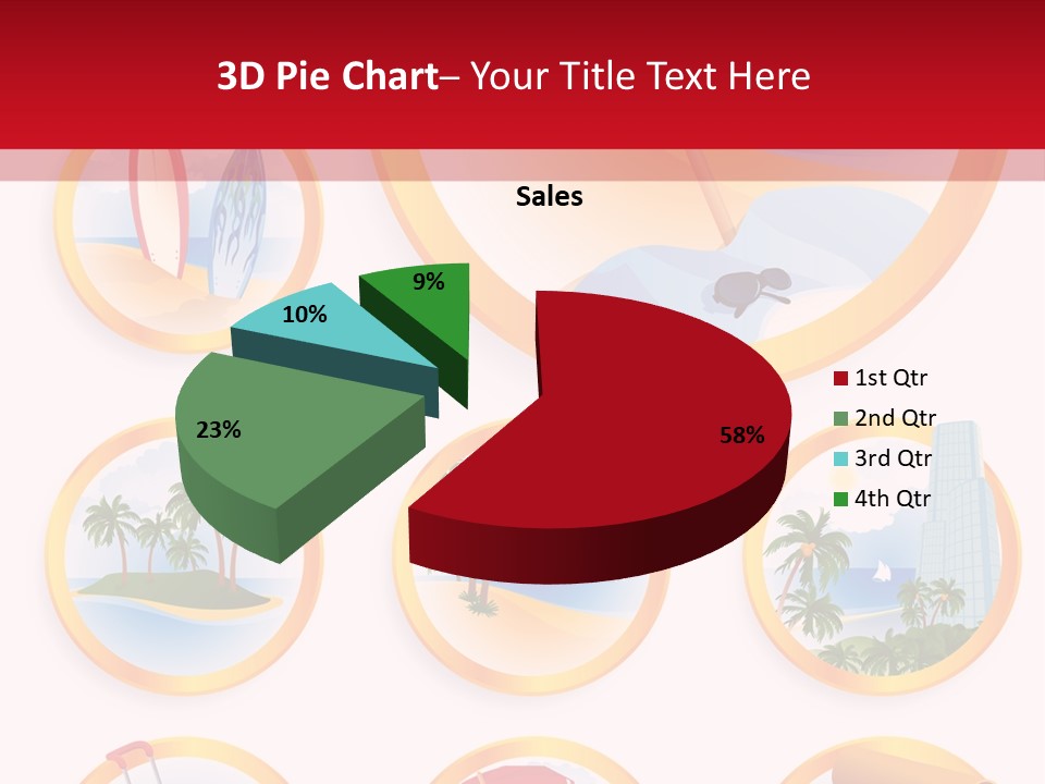 Pattern Private Upper PowerPoint Template