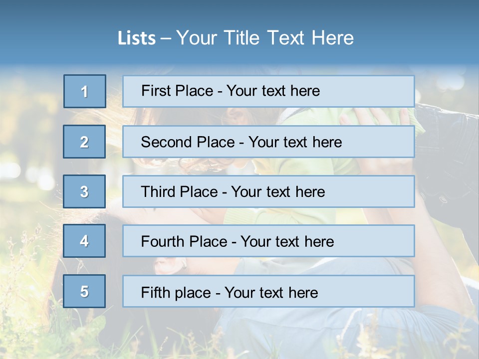 Beautiful Lifestyle Joy PowerPoint Template