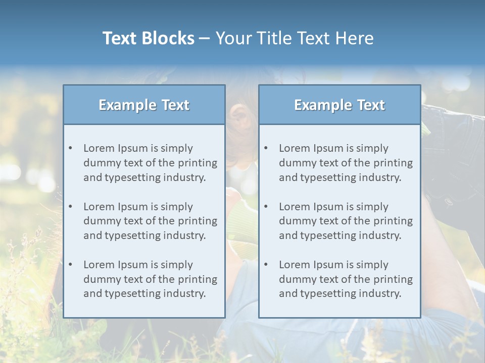 Beautiful Lifestyle Joy PowerPoint Template